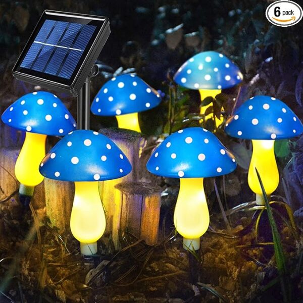 blue-mushroom-solar-lights