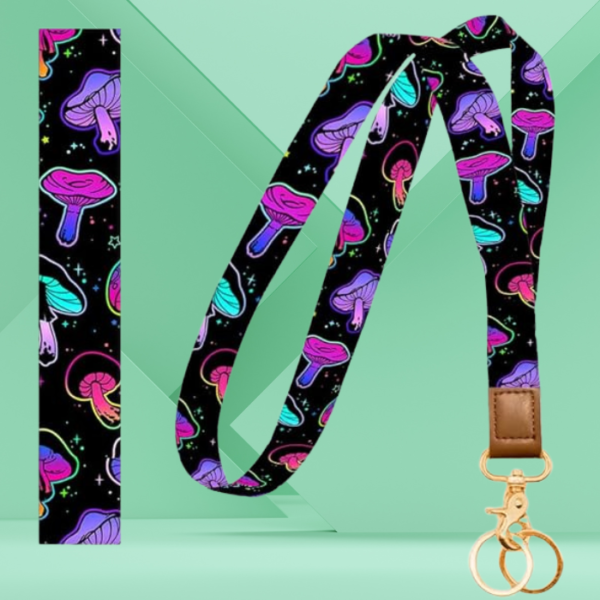 psychedelic-mushroom-lanyard