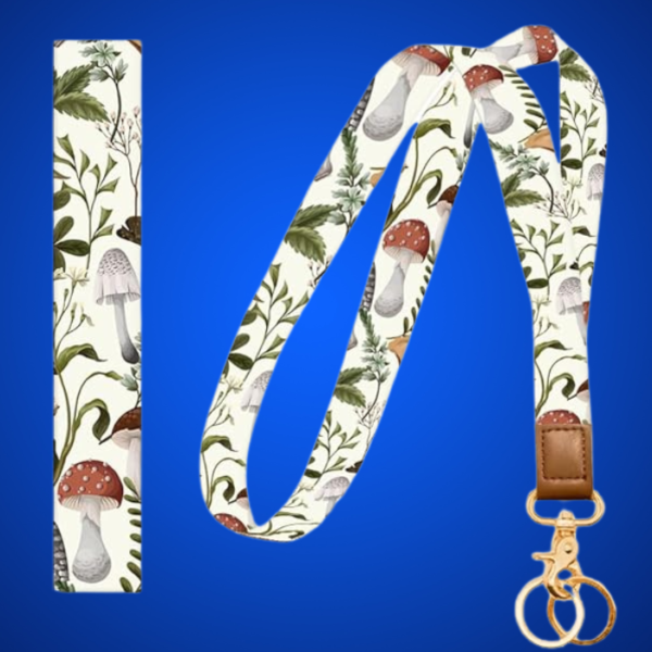 mushroom-forest-lanyard
