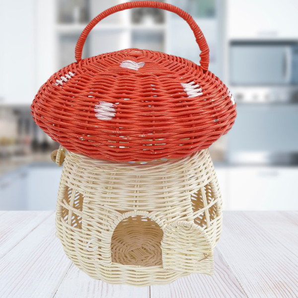 mushroom-woven-basket-for-storage