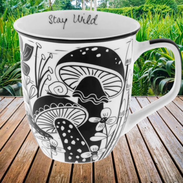 black-and-white-boho-mushroom-mug
