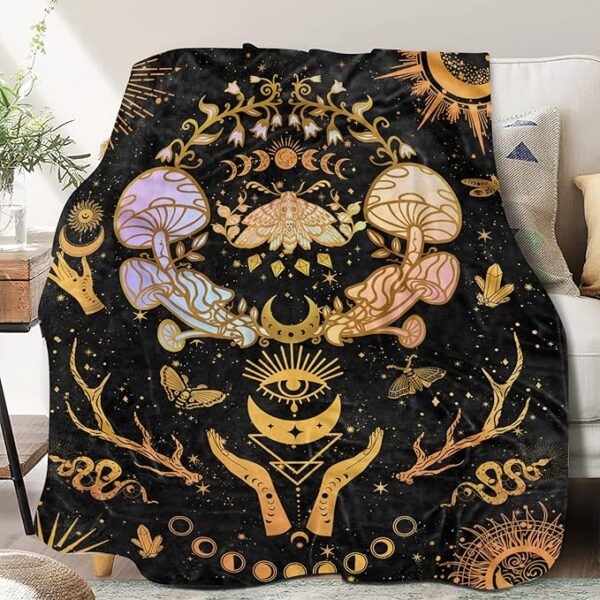 gothic-mushroom-throw-blanket