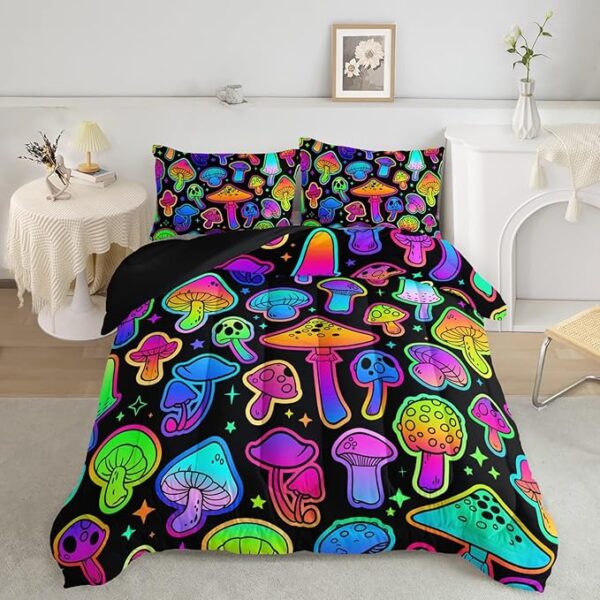 colorful-mushroom-duvet-set