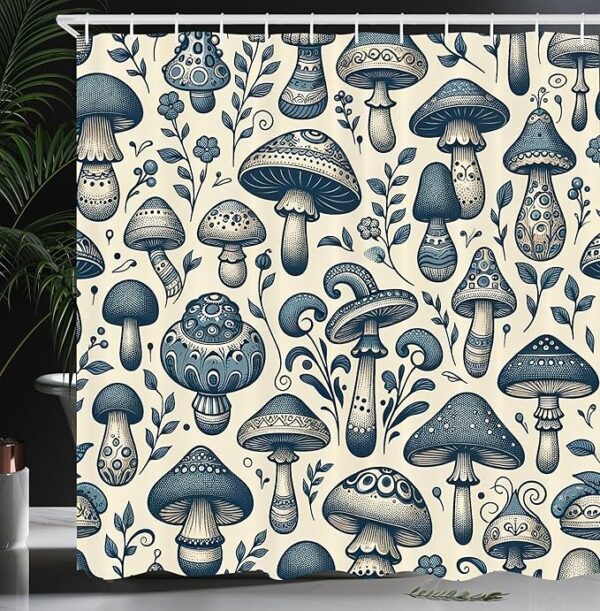 blue-mushroom-shower-curtain