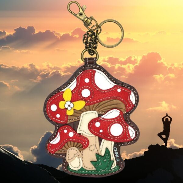 mushroom-key-chain