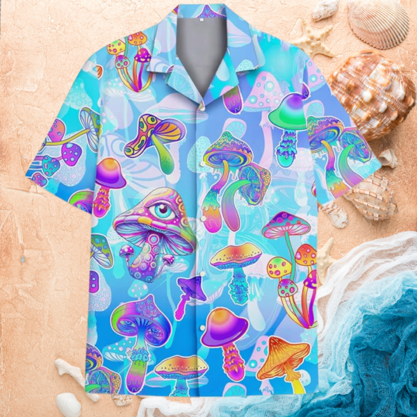 mushroom-trippy-hawaiian-shirt