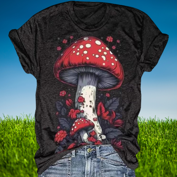 ladies-mushroom-t-shirt