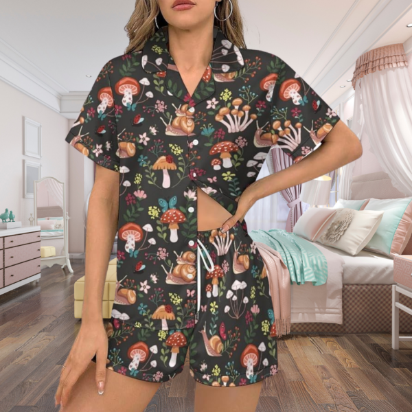 black-satin-mushroom-pajama-set