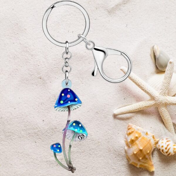 blue-mushroom-key-ring