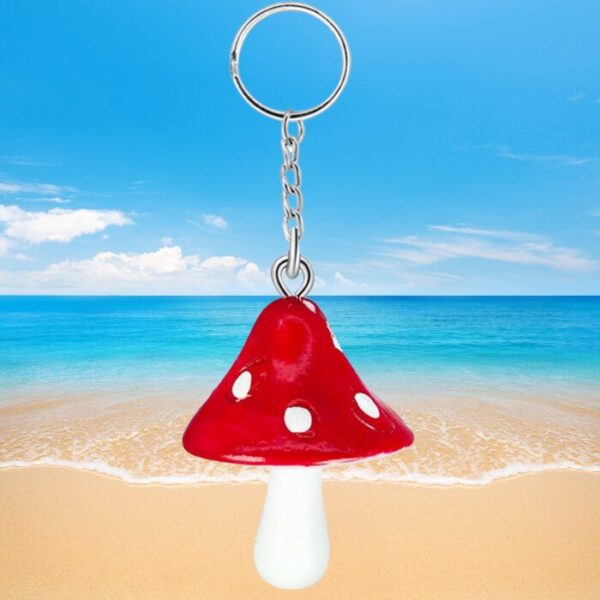 mushroom-themed-keychain