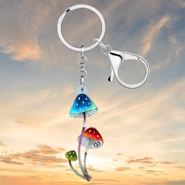 multicolor-mushroom-keyring