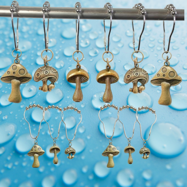 mushroom-shower-curtain-holders
