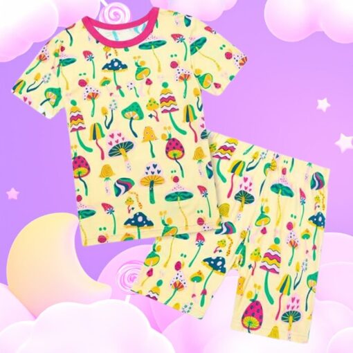 kids-mushroom-pajamas